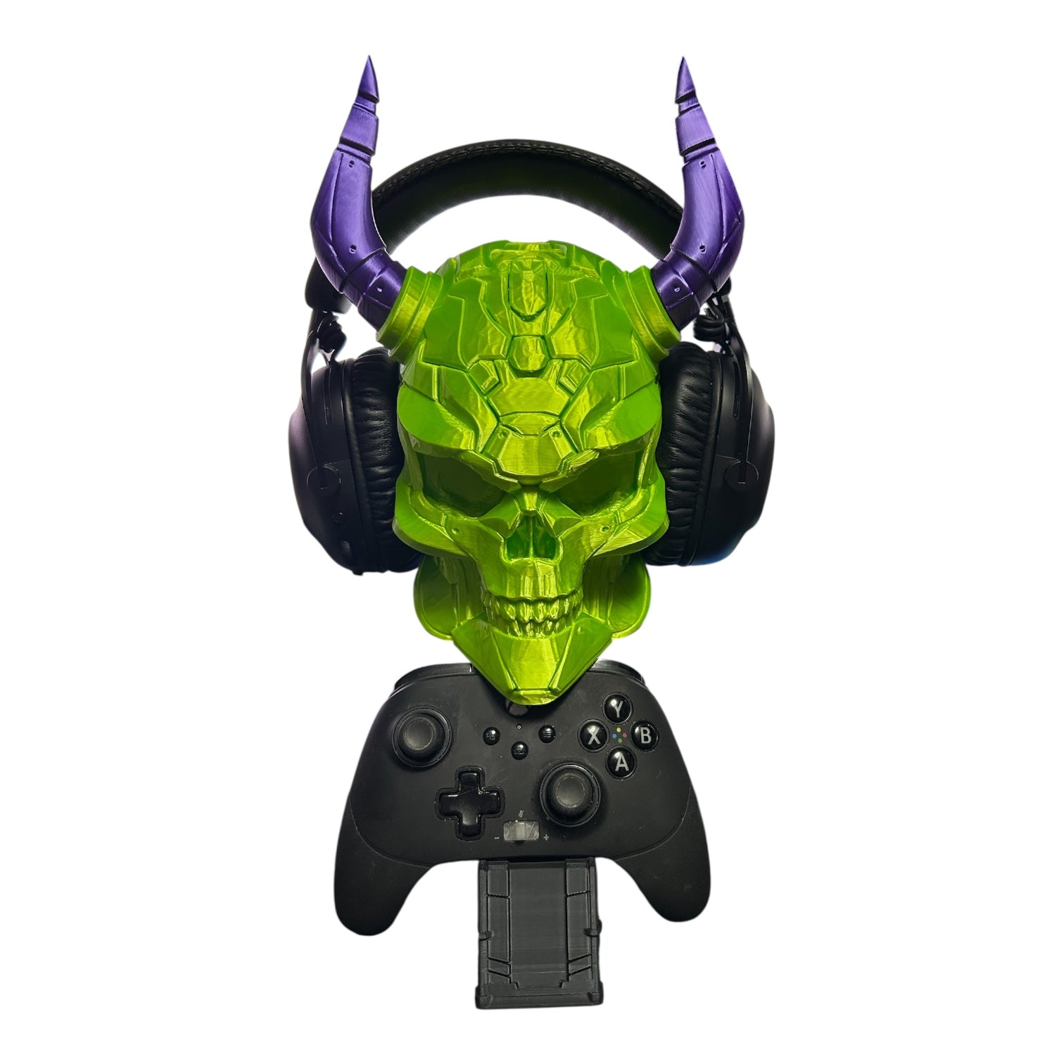 Demon Skull Headphone & Controller Holder – For Xbox & PlayStation - Any color available